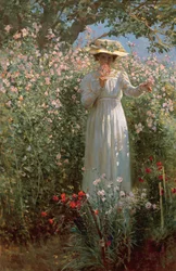 Parmi les fleurs